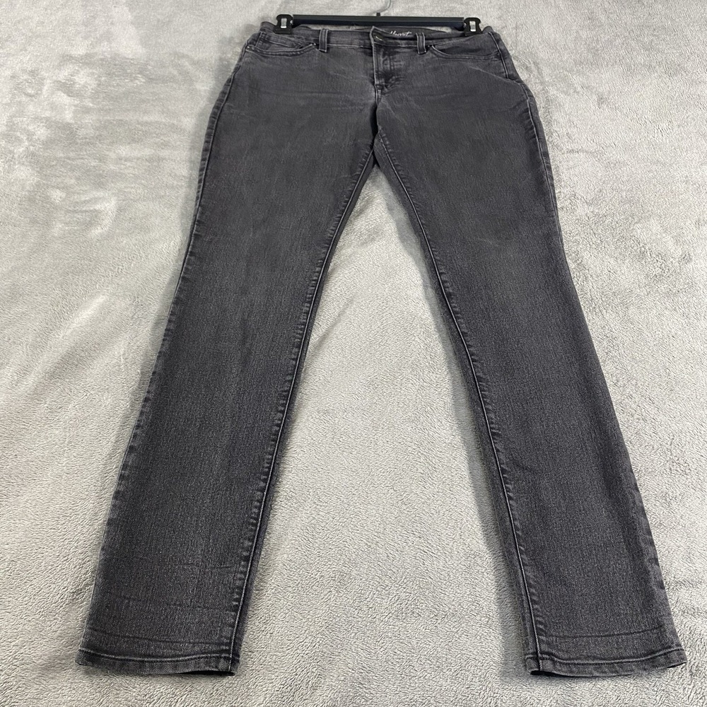 Old Navy Jeans Womens 8 The Sweetheart Long Slim Fit Dark Wash‎ Gray Denim